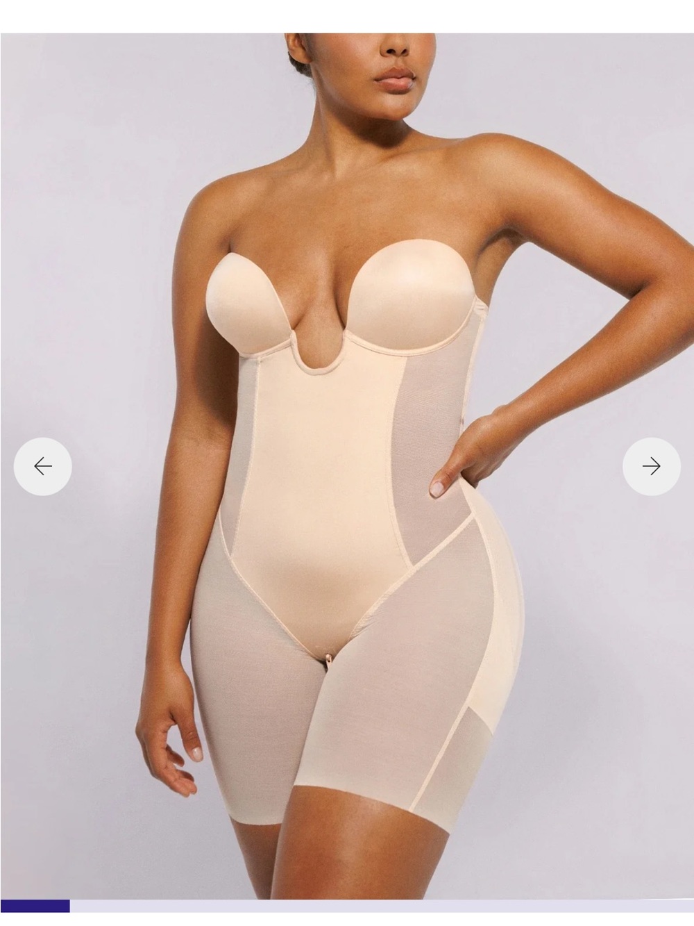 Nwt Shapellx Deep Plunge Bodysuit size S